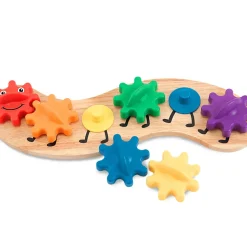 Wooden Caterpillar with Gears