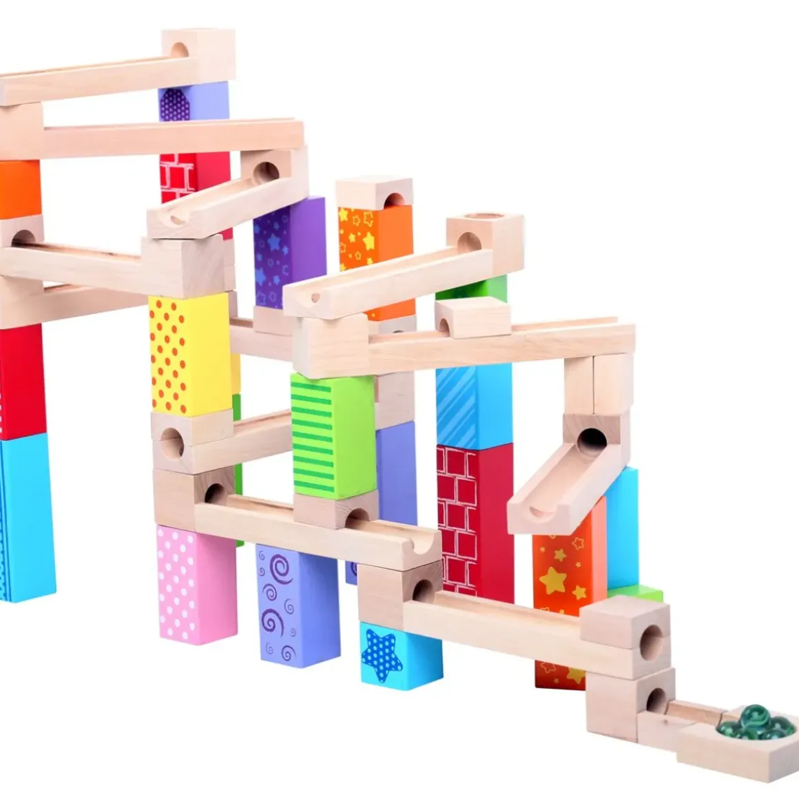 Wooden Marble Run