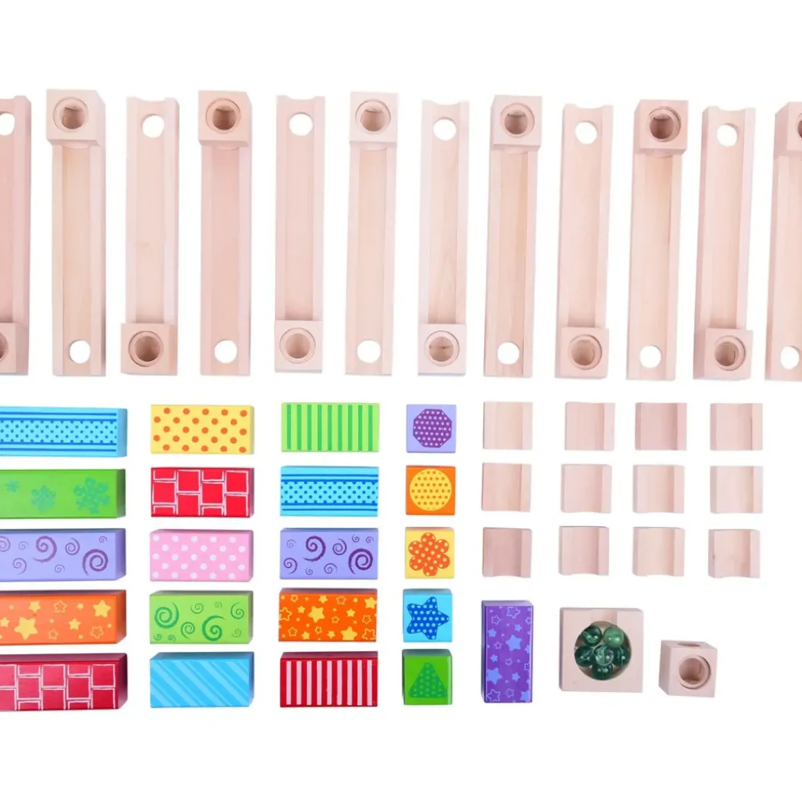 Wooden Marble Run