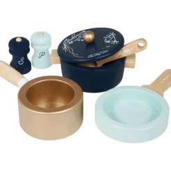Wooden Pots & Pans Cooking Set