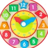 Wooden Shape Sorting Clock
