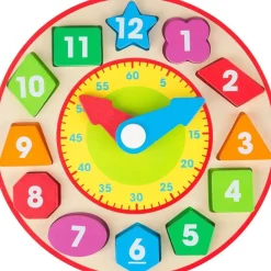 Wooden Shape Sorting Clock