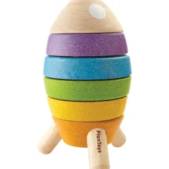 Wooden Stacking Rocket