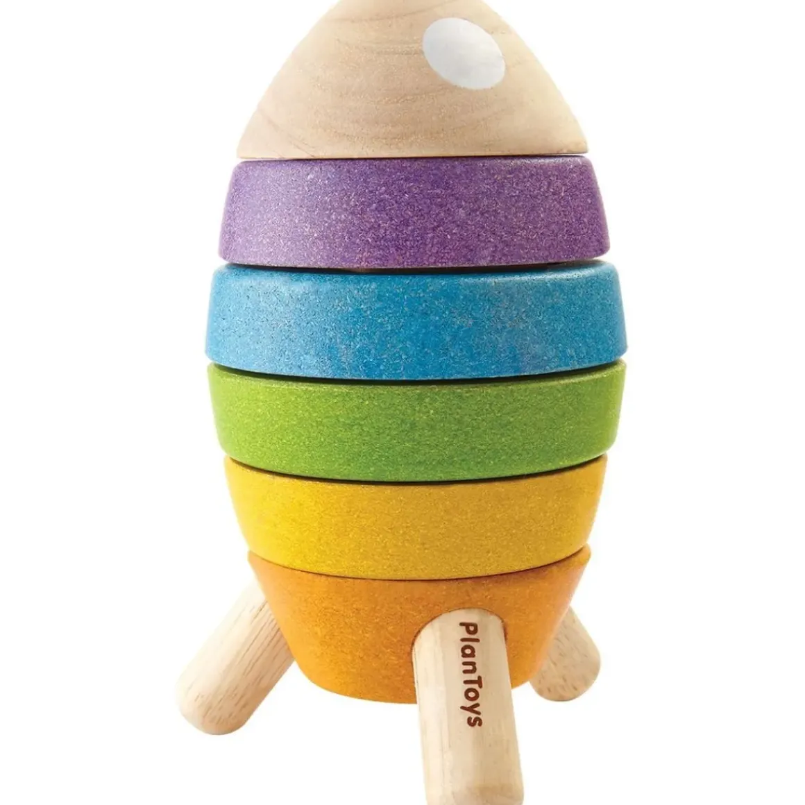 Wooden Stacking Rocket