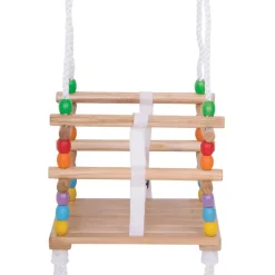 Wooden Toddler Cradle Swing