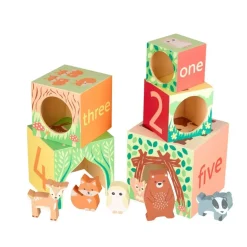 Woodland Animal Stacking Cubes