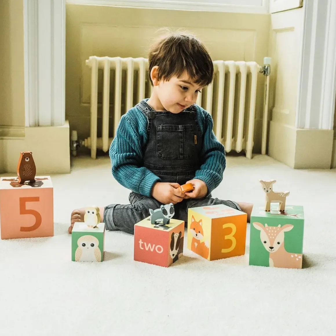 Woodland Animal Stacking Cubes