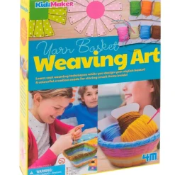 Yarn Basket Weaving Art