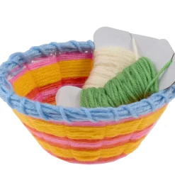 Yarn Basket Weaving Art